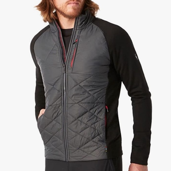 Smartwool Smartloft 120 Quilted Jacket in Graphite Gray Black Size Medium - Picture 16 of 16